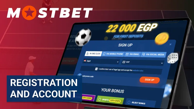 تسجيل Mostbet Egypt وإنشاء الحساب — اعمل بروفايلك وابدأ المراهنات أونلاين بأمان.