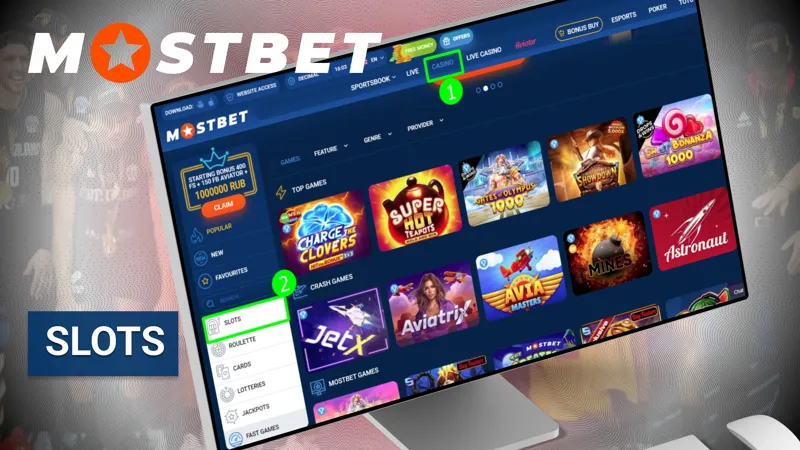 Mostbet Egypt slots — spin the reels on classic and modern slot games with high payouts and bonuses.